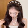 with Teeth Star Headband Korean Style Butterfly Hair Band Retro Rhinestone Hair Hoop  Girls