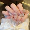 New Butterfly Rhinestone Cat Eye Nail Stickers - 24 Wearable Manicure Pieces