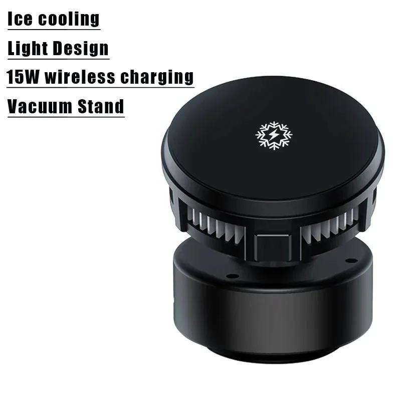 Magnetic Car Phone Holder 360° Rotation Folding With Vacuum Suction Cup For iPhone 12-16 Series Car/Gym/Driving Phone Holder