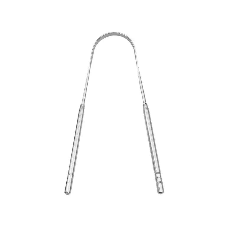 Men and Women U Shaped Tongue Scraper Tongue Coating CleaningScraper Remove Bad Breath Bring Fresh Breath for Oral Suitable