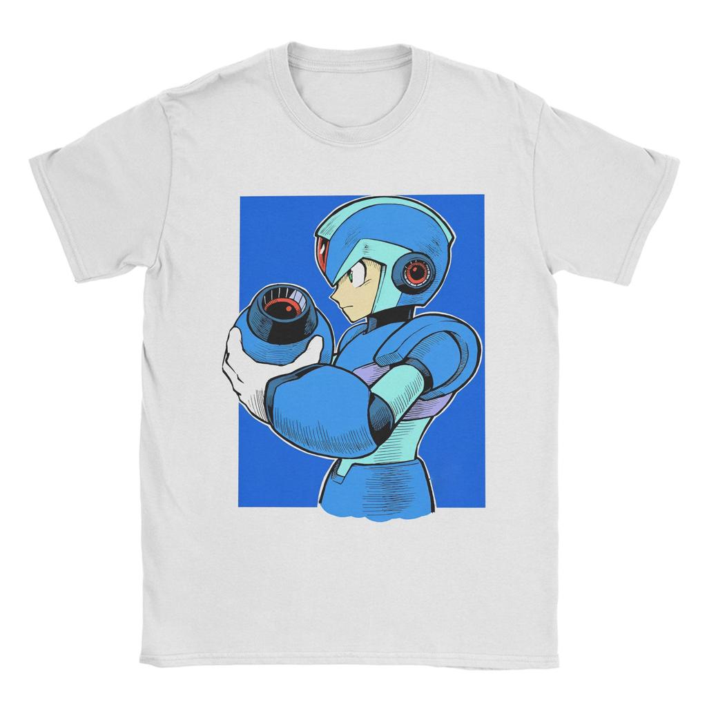 Streetwear Megaman X Zero Art T-Shirt For Men Women O-neck Short Sleeve Tops Shirts  Cotton Summer Clothing