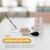 2pcs Acrylic Pen Display Stand Transparent Pencil Display Holder Makeup Brush Holder