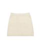 Ames Worldwide Knit Mini Skirt Cream