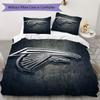 Atlanta Falcons Muster Bettwäsche Steppset Steppdecke Kissenbezug Heimdekoration Geburtstagsgeschenk (1*Bettbezug + 2*Kissenbezug ohne Füllung)