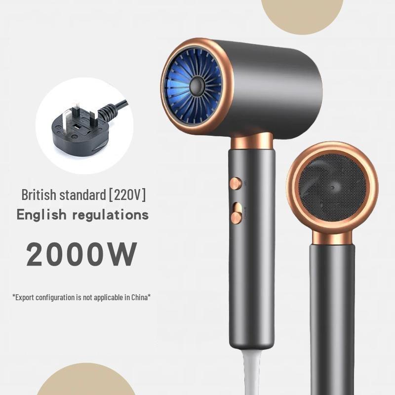 High-Speed Negative Ion Hair Dryer for Home and Salon Use - Cold & Hot Air, High Power