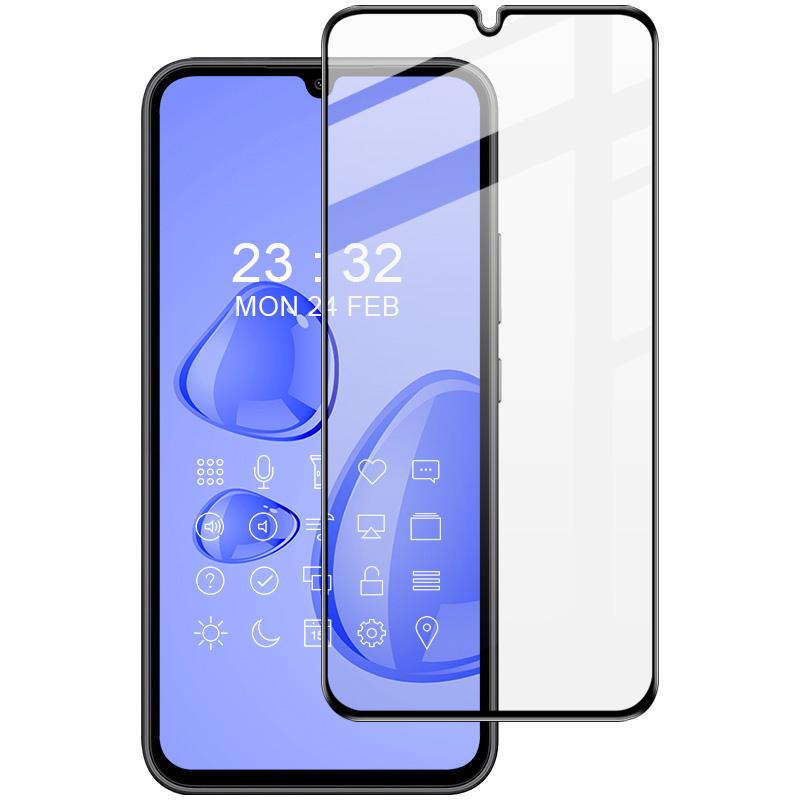 IMAK Pro+ Series for Samsung Galaxy A24 4G (162.1 x 77.6 x 8.3mm) 9H Hardness HD Full Screen Protector Anti-Dust Tempered Glass Film
