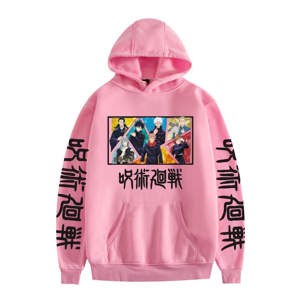 Fashion for Fans of Jujutsu Kaisen Anime Printed Sweatshirt Outdoor Sport Cosplay Pullovers Hoodie Cosplay Costume
