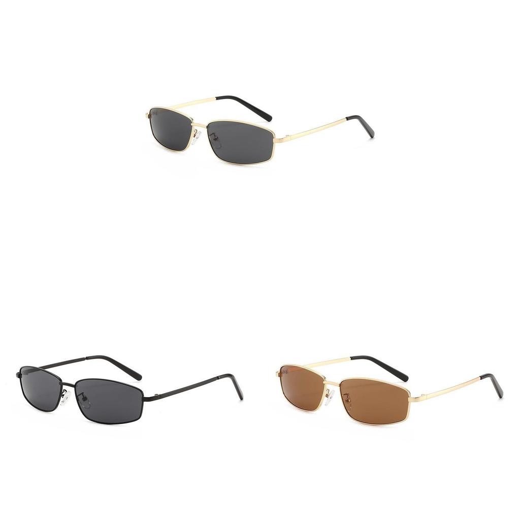 Y2k Retro Silver Square Sunglasses For Women Men Uv400 Outdoor Fashion Accessory