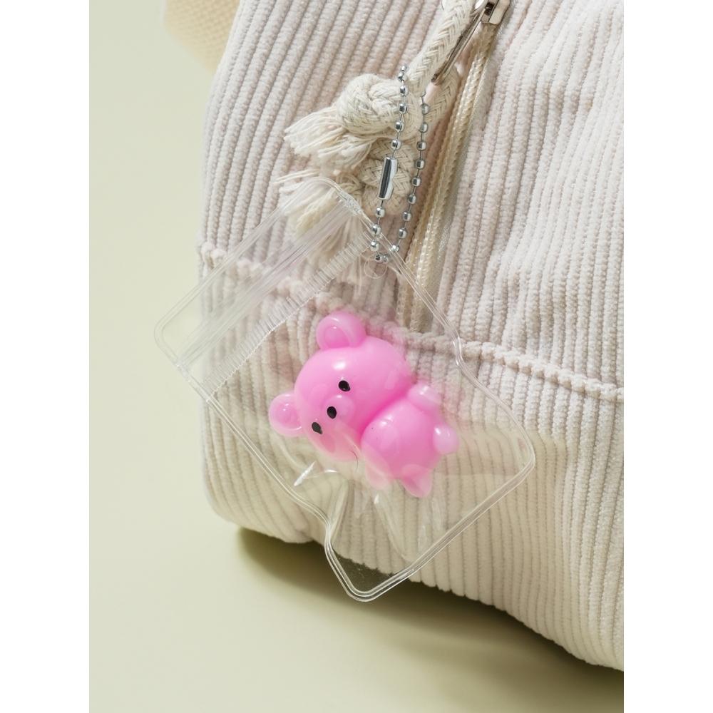 

Daiso SOft Key Ring Pack Of 2 Bear