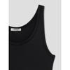 Anggae Petal Jersey Dress Black