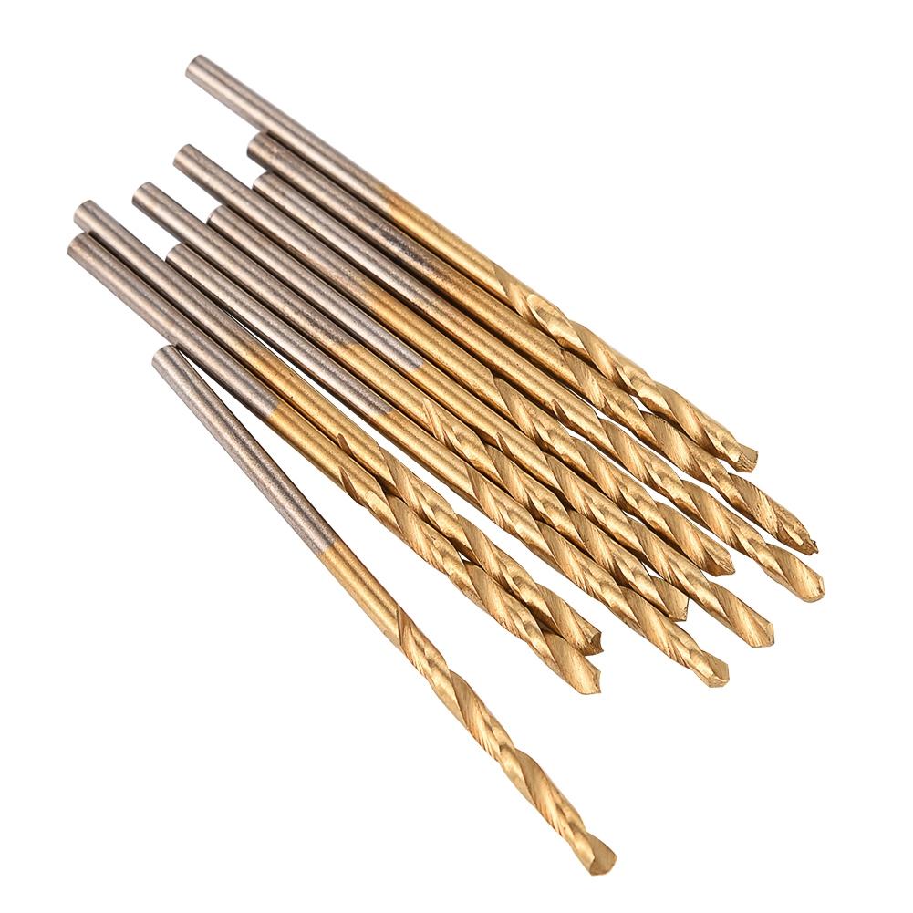 10PCS 2mm Micro HSS Twist Drilling Bit Straight Shank Electrical Drill Tool
