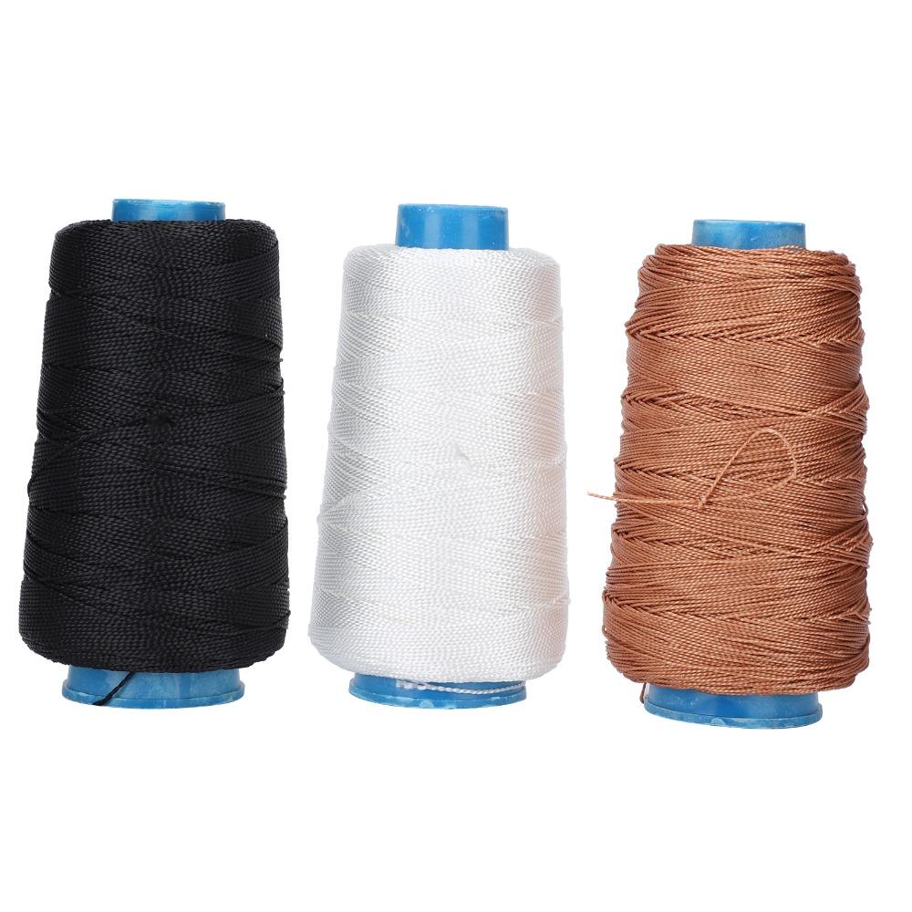 3Pcs 3000 Yards Kite Rope Thread Polyester Sewing Thread Cone  For Sewing Machine