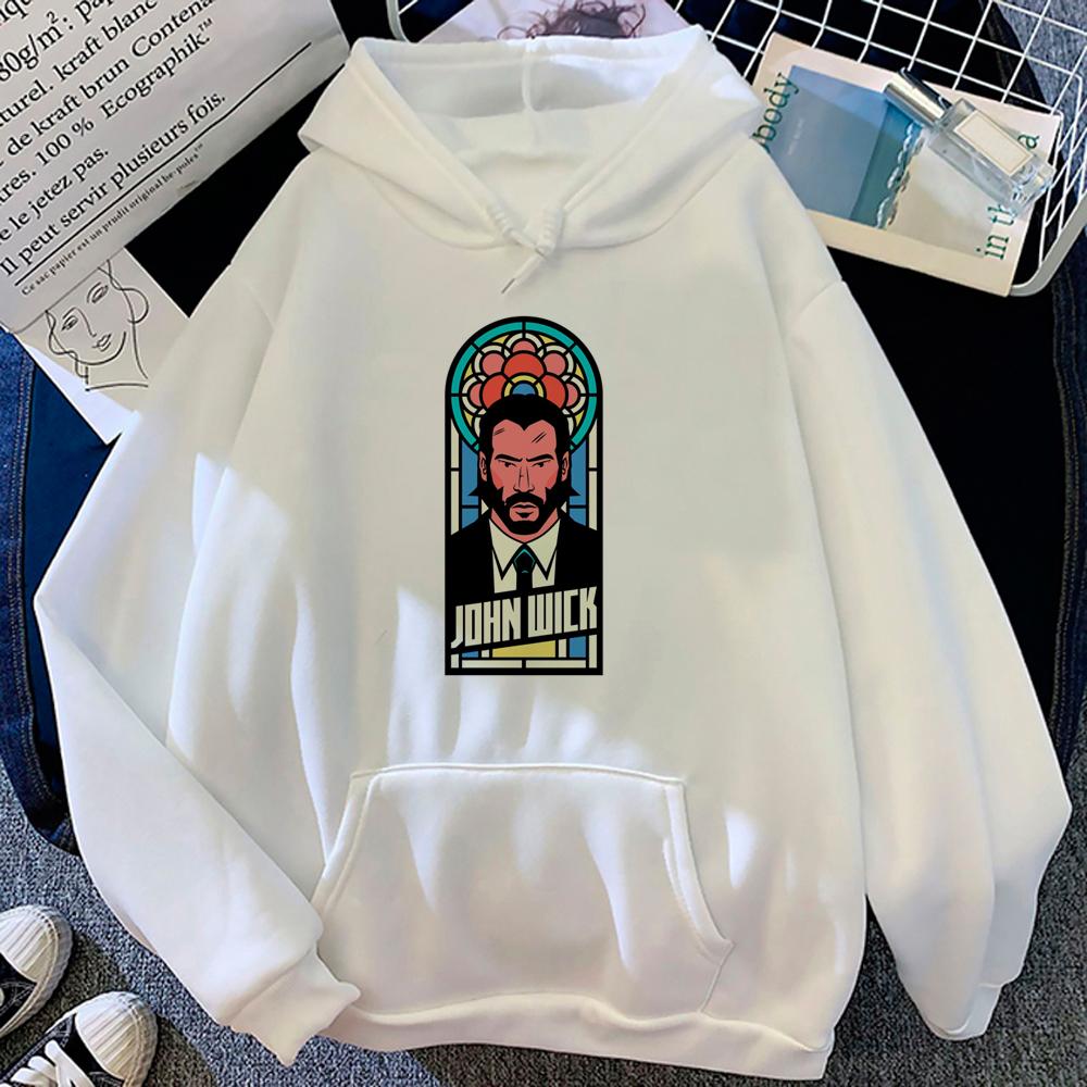Mikiny John Wick Dámské Unisex gothic graphic y2k estetický svetr 2023 svetr dámský estetický svetr
