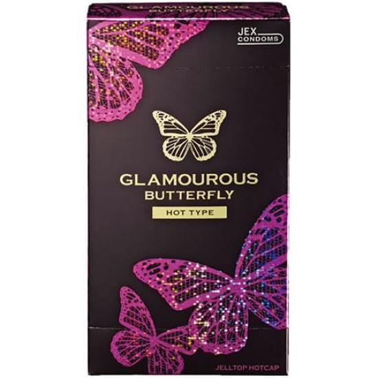 Condom Glamorous Butterfly Melty Hot Moist Gel Rich 4 Piece Set
