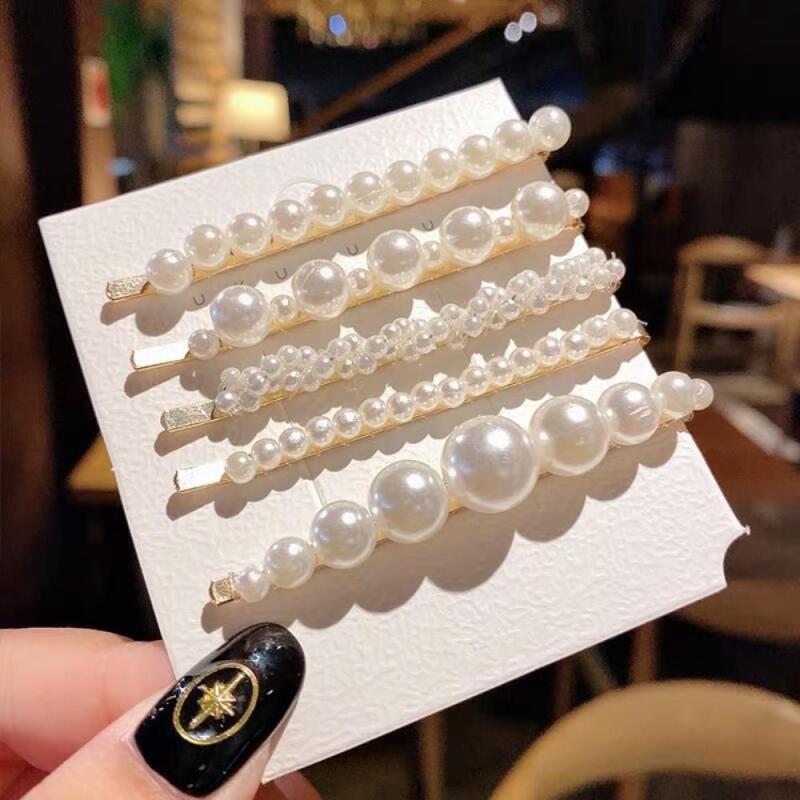 Women s Beaded Mix Fixed Set Hairpins