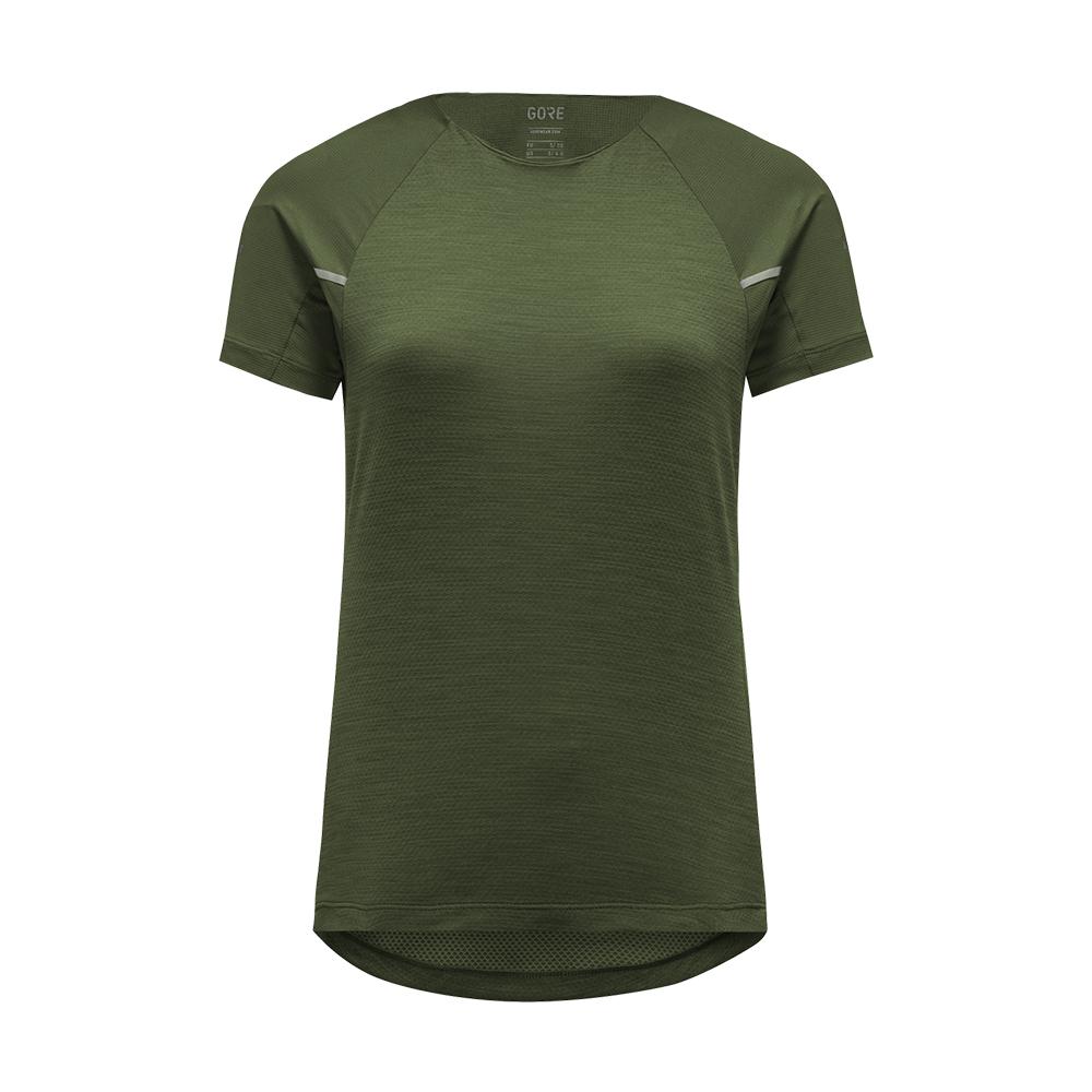 Camiseta Vivida GOREWEAR Mujer - Verde Utilitario (De las mujeres) Manga corta