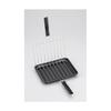 Fish grill pan, frying pan, sandwich grill, deliciously cooked, non-stick coating, iron, for gas and direct flame use only, RC sticker included