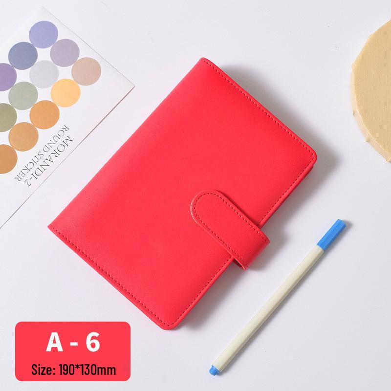 Macaron Minimalist Loose-Leaf Notebooks: A5, A6 Travel, and A7 Pocket Korean Creative Stationery Budget Books