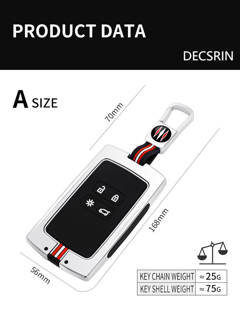 Car Key Case Cover Shell Fob for Renault Koleos Kadjar Scenic Megane Sandero Espace Clio Captur Kangoo Laguna Talisman Twingo