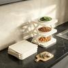 Multi-functional Dish Storage Stand Space Saving Kitchen Plate Organizer Holder  Bathroom