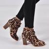 Women's High-Heeled Leather Boots - Autumn/Winter 2021 European & American Style