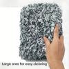 Built-in Block Long Plush Car Wash Sponge, Microfiber Cleaning Sponge Pad, Car Care and Beauty Tool, Highly Absorbent and Stain-Removing