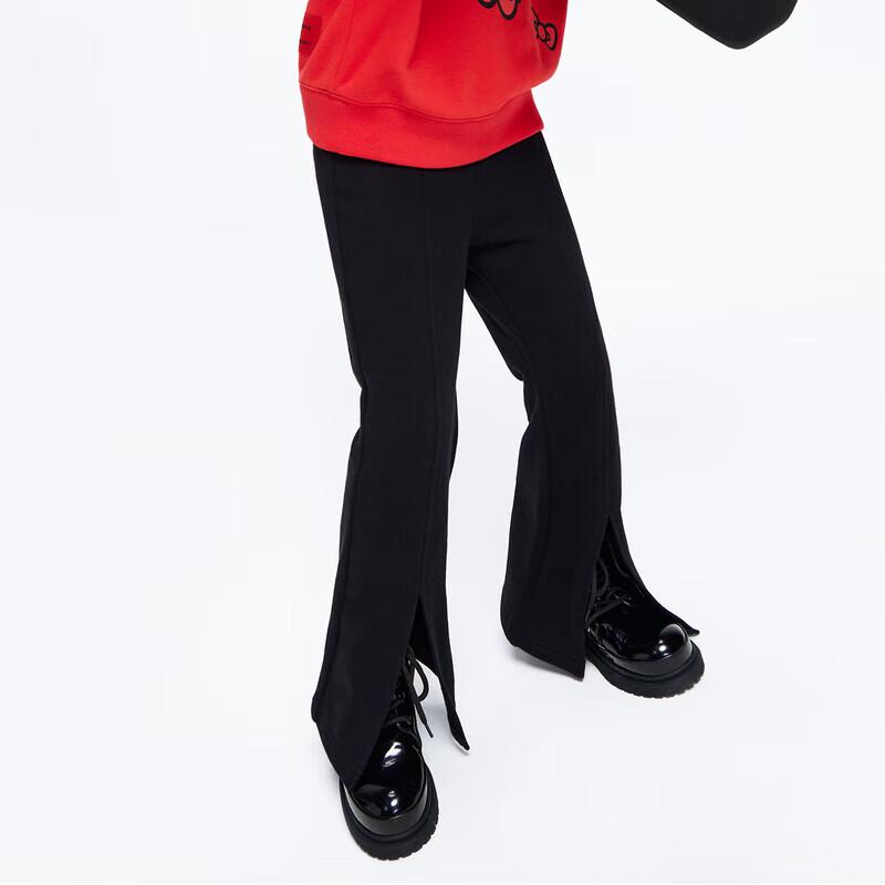 little MO&Co. Girls Cotton Retro Flare Long Pants 110