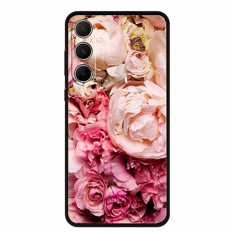 For Samsung Galaxy A55 5G Case Animals Soft Silicone TPU Phone Cases Back Cover For SamsungA55 Wolf Protector Cute Girl Shell