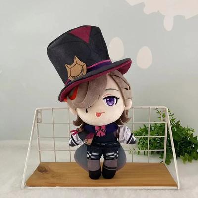 20cm Genshin Impact Plush Doll Toy  Lyney Anime Cosplay Cute Soft Stuffed Pillow Christmas Halloween Gift