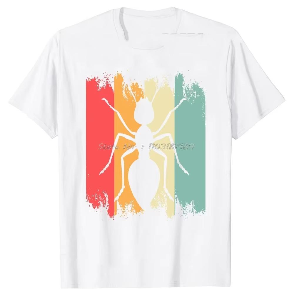 Funny Nature Animal Ant Graphic fashion Fitness T-shirt  tops tees Men Clothing Oversized Unisex Tshirt Streetwear tshirt