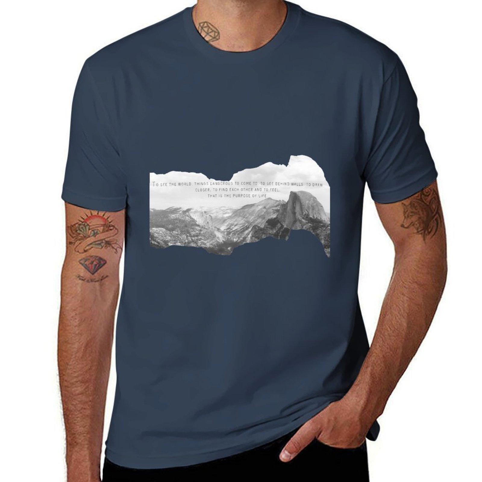 Secret Life Of Walter Mitty Yosemite Np Tshirt Fashion Casual Short Sleeve Tshirt S