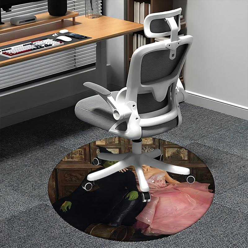 

Wizard of Oz,Witch Costume Chair mat Round Rug Office carpet, Machine Washable, Non slip, Suitable for Living Rooms, Bedrooms 80cm