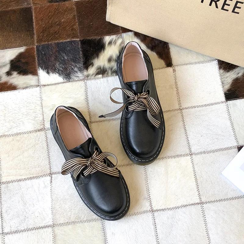 

Элегантные женские повседневные туфли женские плоские брендовые туфли молодые женские броги черные бежевые D195 34 чёрный