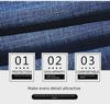 2024 Men's Slim Fit Embroidered Stretch Cotton Jeans for Spring & Autumn