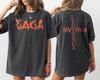 Lady Gaga The Mayhem Ball Tour 2025 T-shirt, Ver4 Familie Fans Dubbelzijdig Shirt Unisex T-shirt