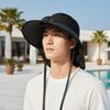 Long-lasting Fishing Sun Shading Cap Adjustable Wide Brim Fan Hat Rechargeable Fan Hat Women / Men