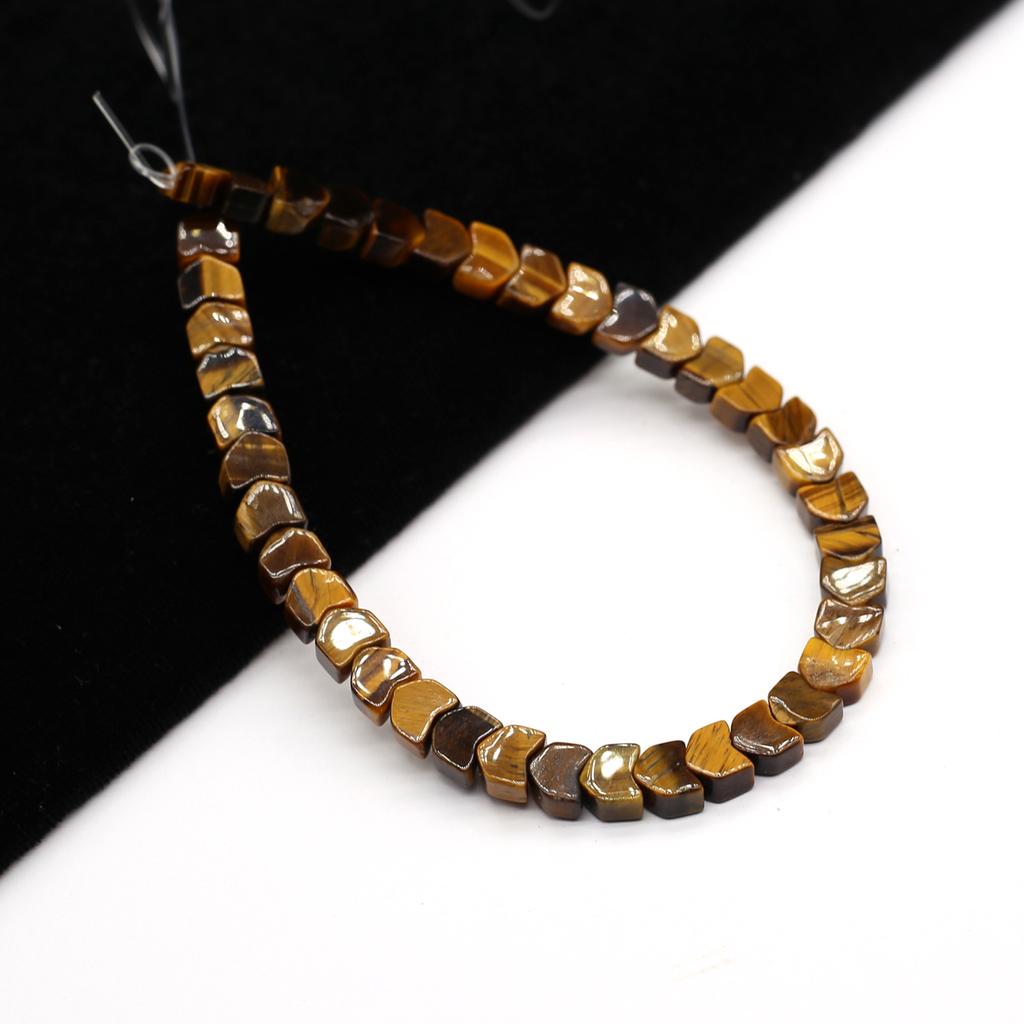 1String, Small Bullet Shape Crystal Beads, Fashion Yellow Jade Sodalite Gemstone Beads for Jewelry Making DIY Necklace Christmas Crafts 38cm