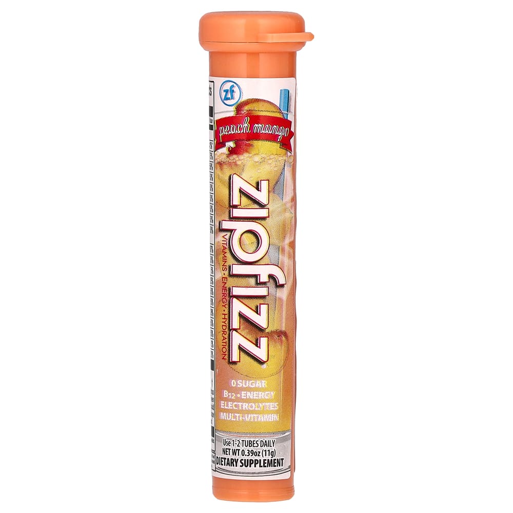 iHerb Energy Drink Mix, Peach Mango, 20 Tubes, 11g (0.39oz) Each