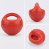 Yumuşak Kettlebell Yüzen Köpek Oyuncağı Isırığa Dayanıklı Plastik Havuz ve Kara İçin Top Diş Temizleme Dokulu Güvenli Etkileşimli Eğitim Köpek Oyuncağı
