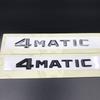 3D ABS Černá Stříbrná Logo 4MATIC Znak Odznak na blatník Odznak kufru pro příslušenství 4MATIC Stikcer