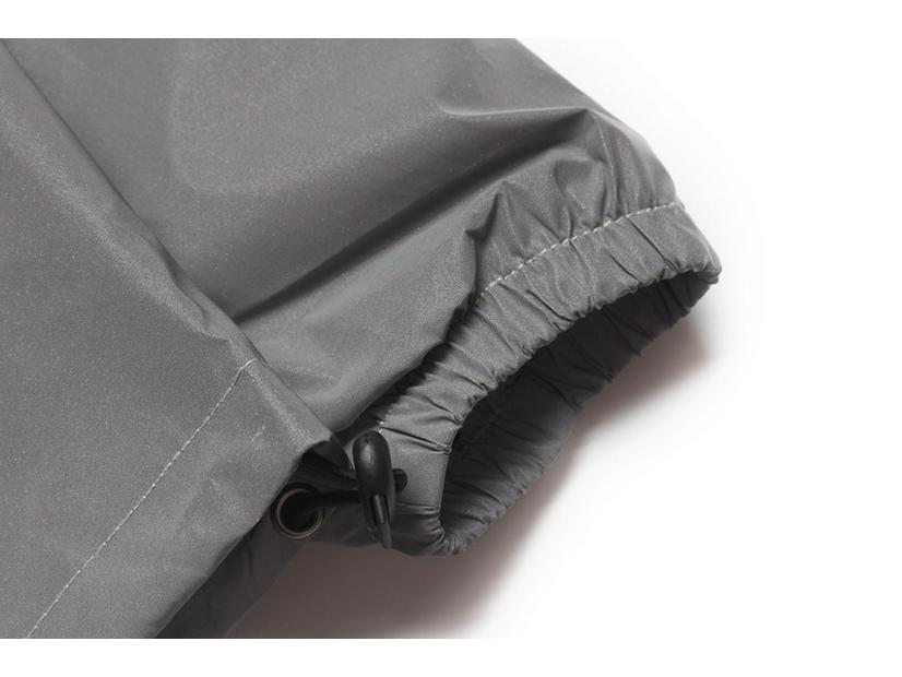 Men's Reflective Silver Grey Hooded Jacket - Trendy Spring/Autumn Streetwear for Outdoor Sports
