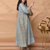 Spring Summer New Women's European American Style Loose Long Sleeve Printed Breathable Casual Dress