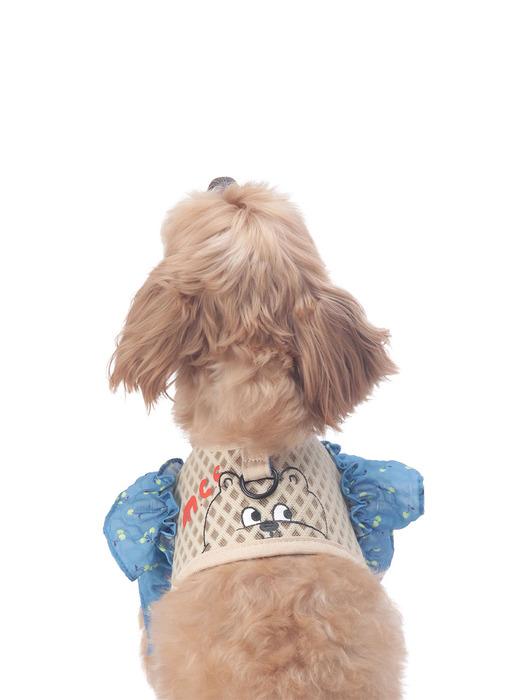 MONCHOUCHOU Lazy Farm Mesh Harness_Beige S