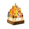 Handmade DIY Luminous Wine Bottle Castle Night Light Ornaments Decorative Lamp