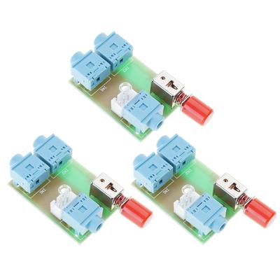 XHM371 Scheda di Commutazione Audio Selettori Manuali Per Ingresso e Uscita da 3,5 mm Selezione Manuale del Canale per la Casa