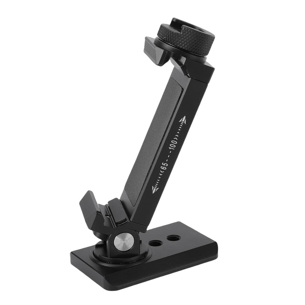 Phone Tripod Mount with Rotatable Cold Shoe Smartphone Mount Adapter Cold Shoe Cell Phone Stand Holder for Desktop