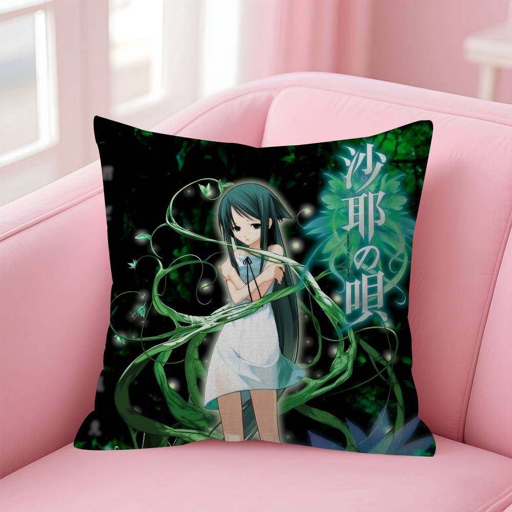 Horror Game SSaya No UUta Cushion Cover Pillowcase Upholstery Sofa Throw Pillow Home Decor Pillowcas