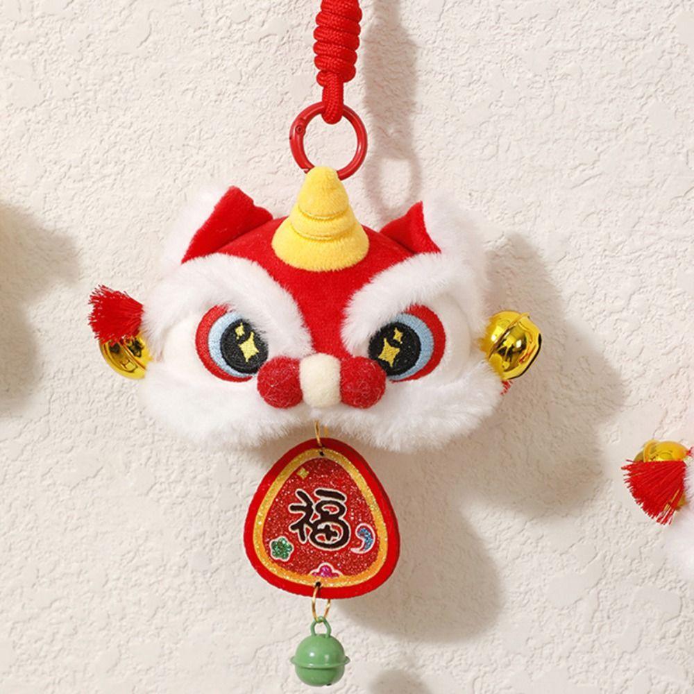 Cartoon Löwentanz Anhänger Glückszeichen Chinesisches Neujahrsgeschenk Frühlingsfest 2026
