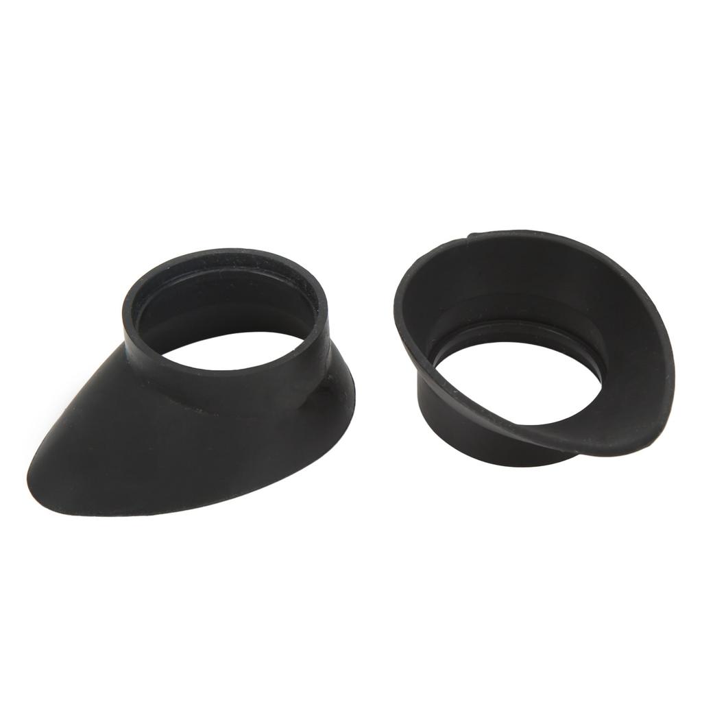 2pcs Rubber Eye Cups 27mm Inner Diameter Foldable Eyepiece Cover for Microscope Ocular Instrument Telescope