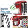2Pcs Coffee Pod Holder Space Saving K-Cup Pod Storage Organizer Compatible With Keurig Coffee Makers Dual-Compartment Organizer